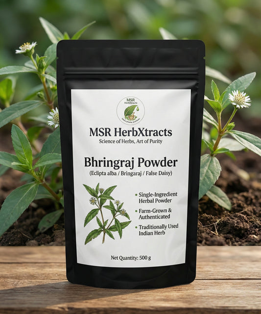 Bhringaraj Powder (Eclipta alba) – Single Ingredient Herbal Powder