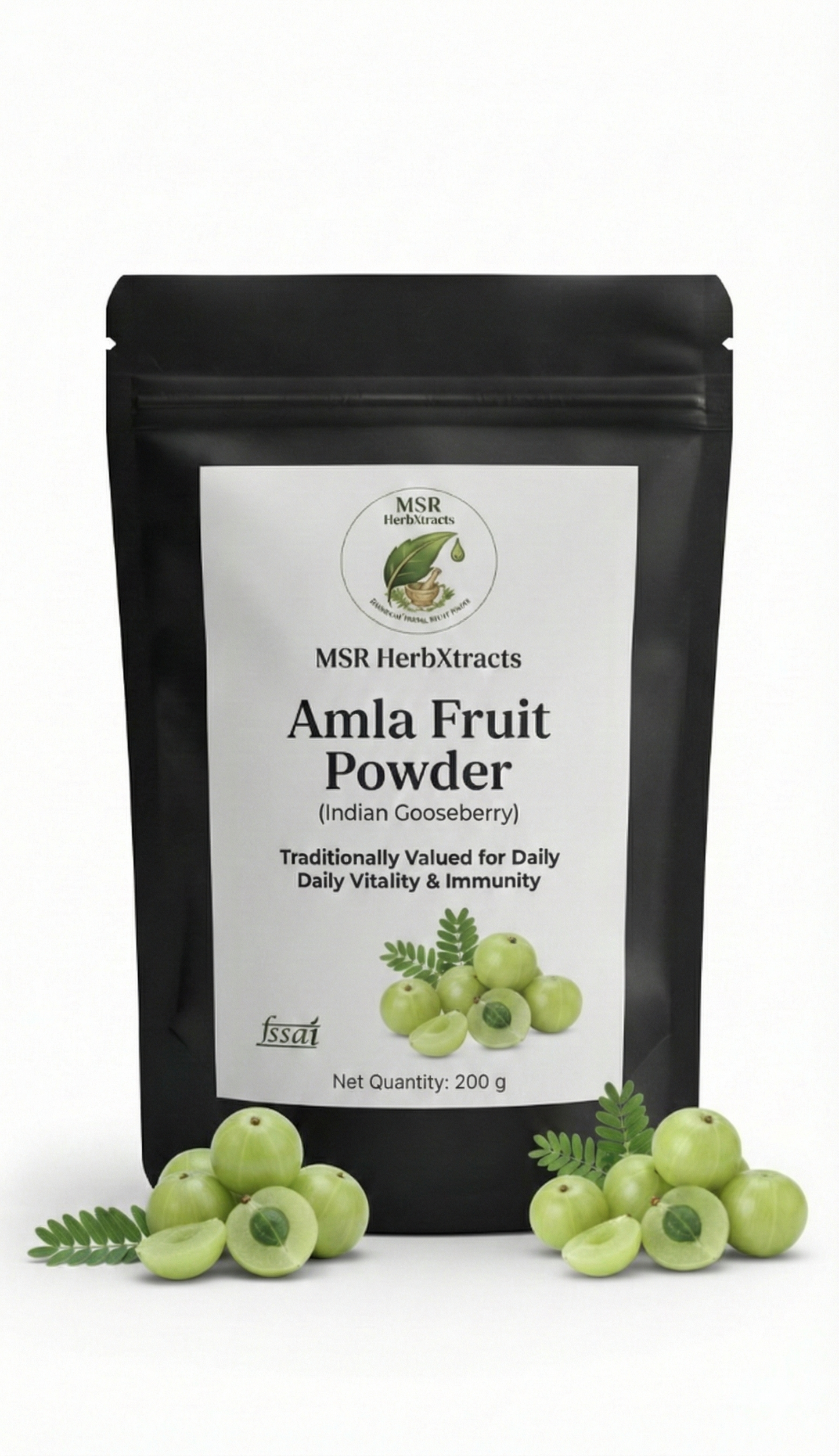 Amla Powder | 100% Pure Indian Gooseberry (Phyllanthus emblica) | Single-Ingredient | Traditionally Used Herbal Powder | No Additives | Farm-Sourced & Authenticated